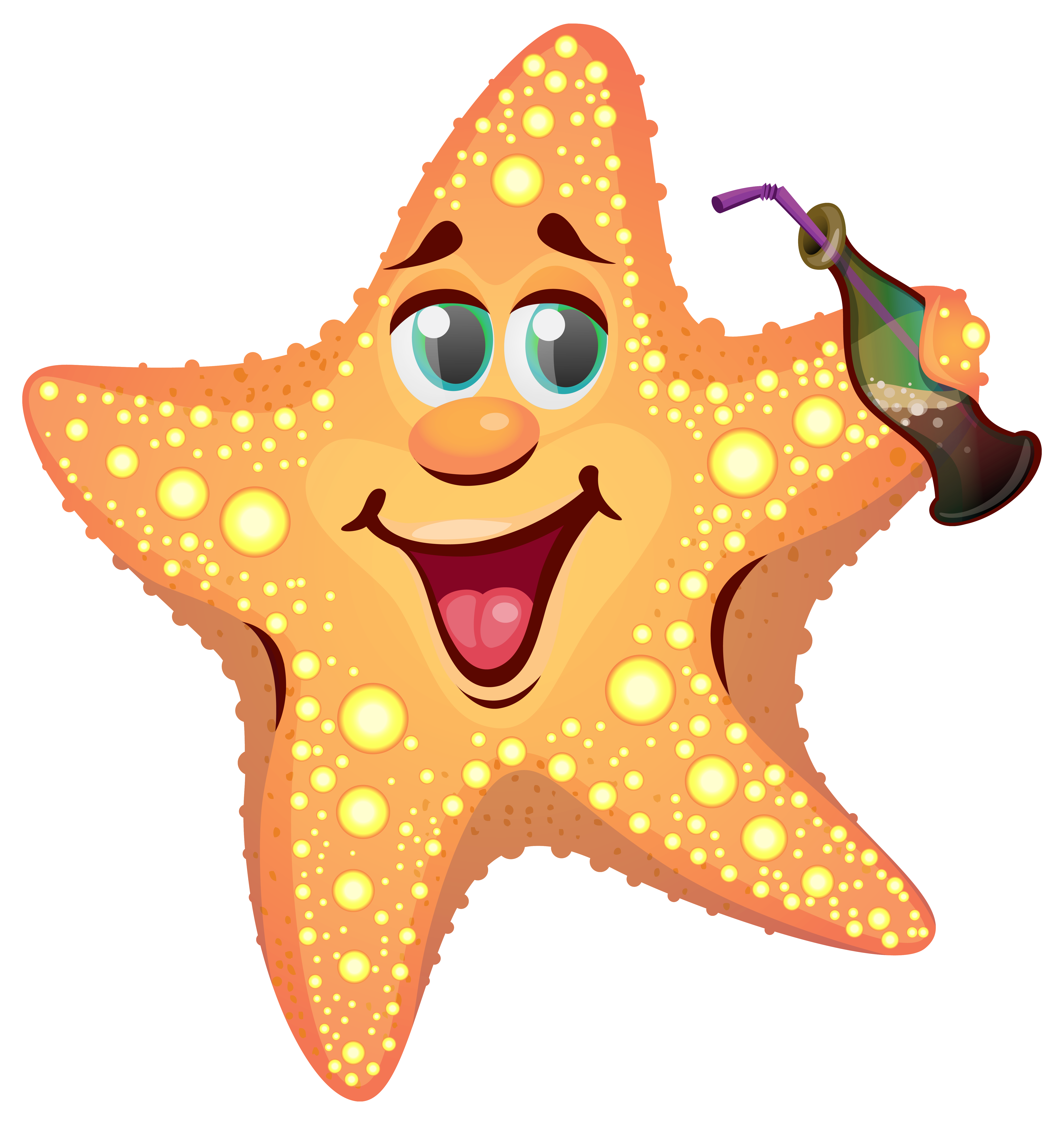 Cartoon Summer Starfish PNG Clipart Image​-Quality Free Image and Transparent PNG Clipart