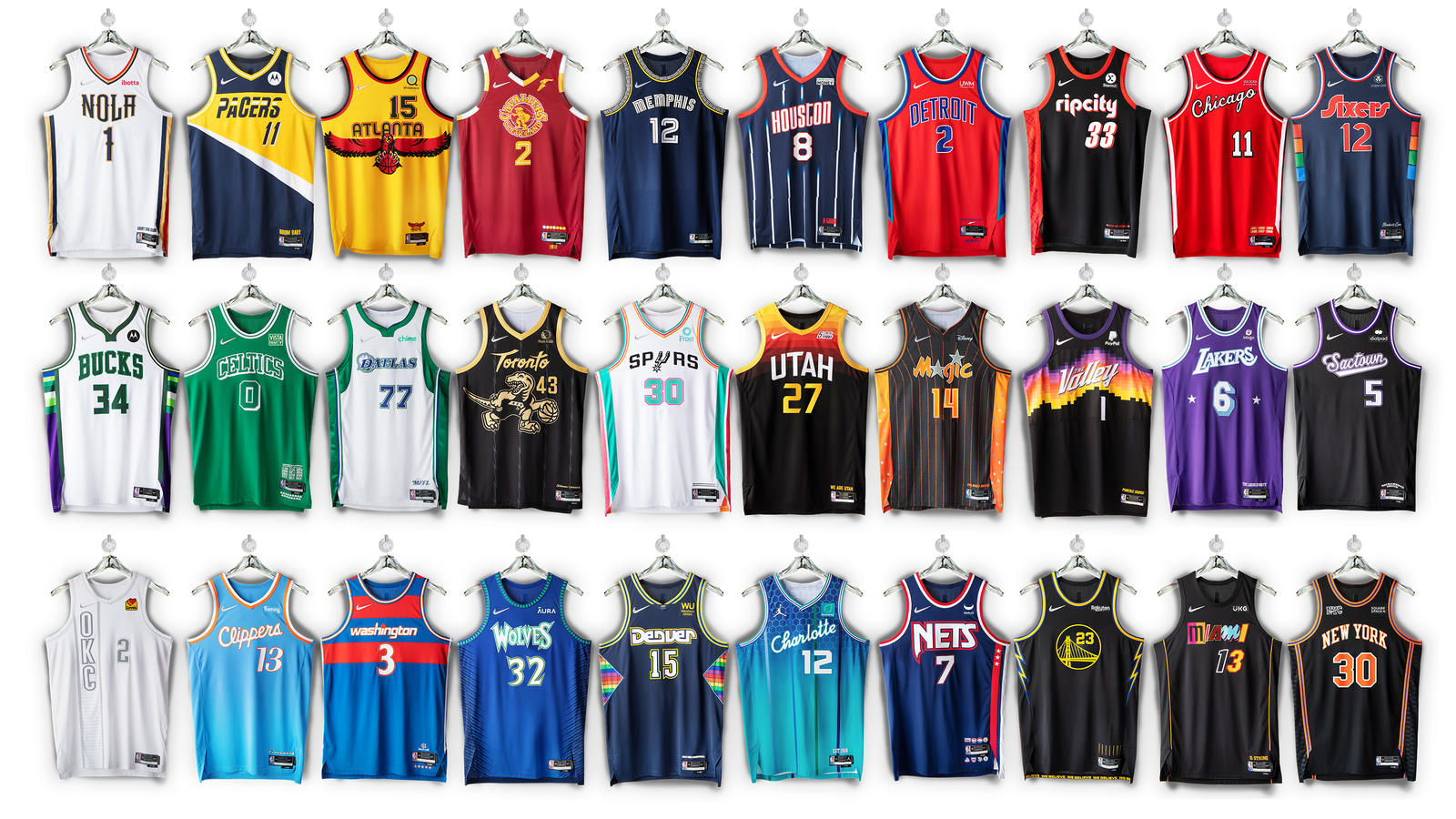 Nike NBA 75th League Anniversary City Edition Uniforms Official Image