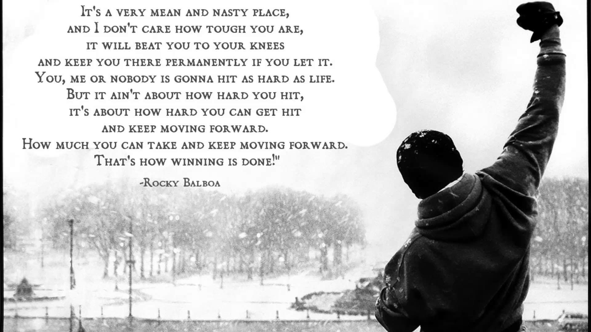 Movie, Rocky, Motivational, Quote, Rocky (Movie), Rocky Balboa • Wallpaper For You