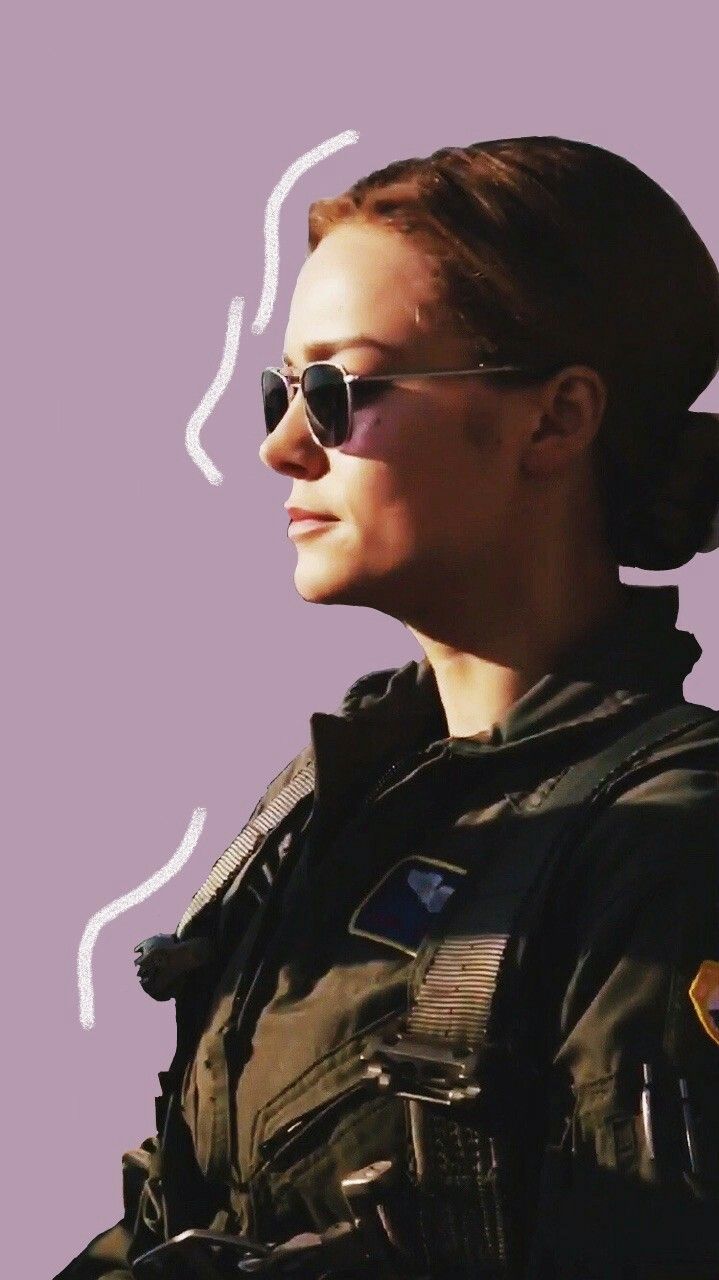 Brie Larson wallpaper. ❤️. Captain marvel, Captain marvel carol danvers, Marvel girls