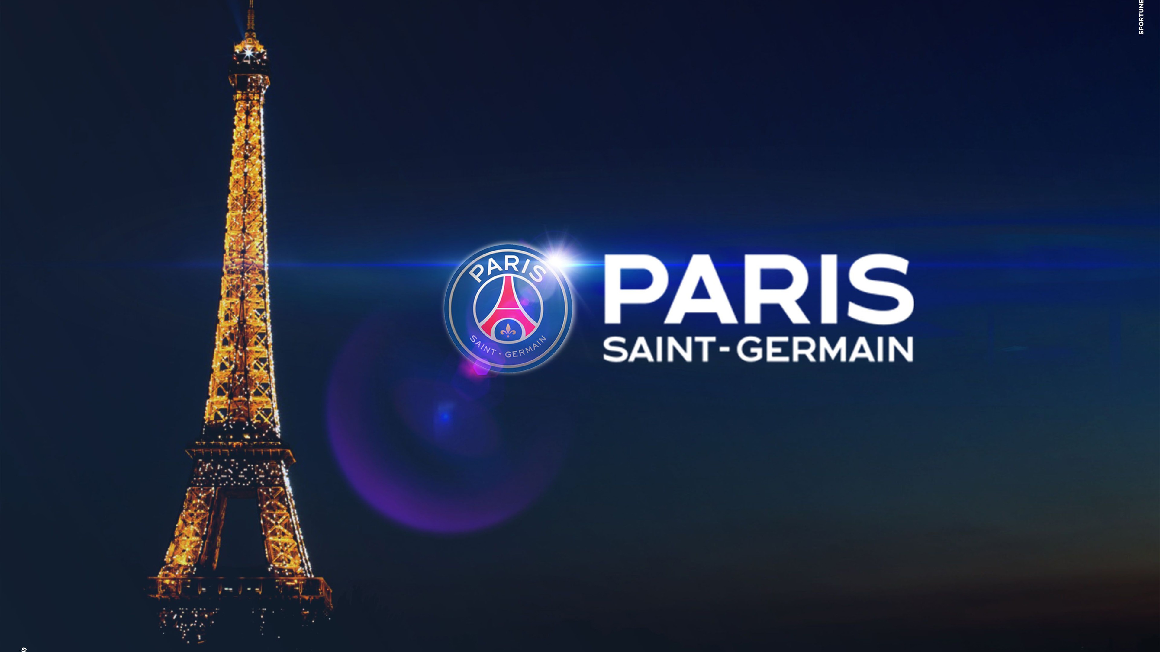 Paris Saint Germain Eiffel Tower Background 4K HD PSG Wallpaper