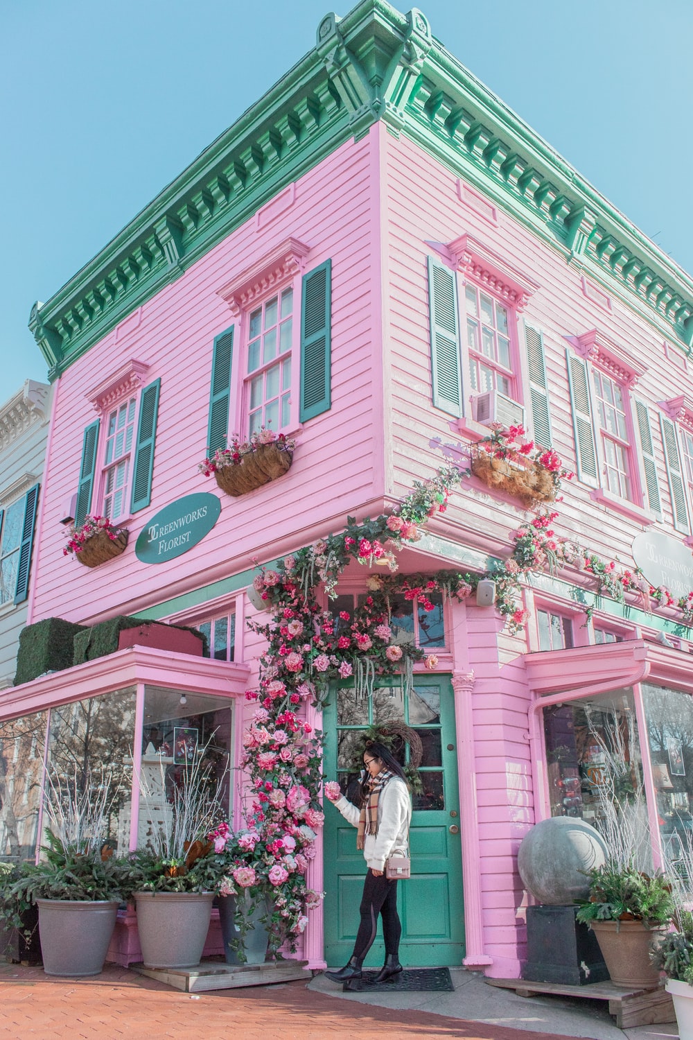 Pink House Wallpaper