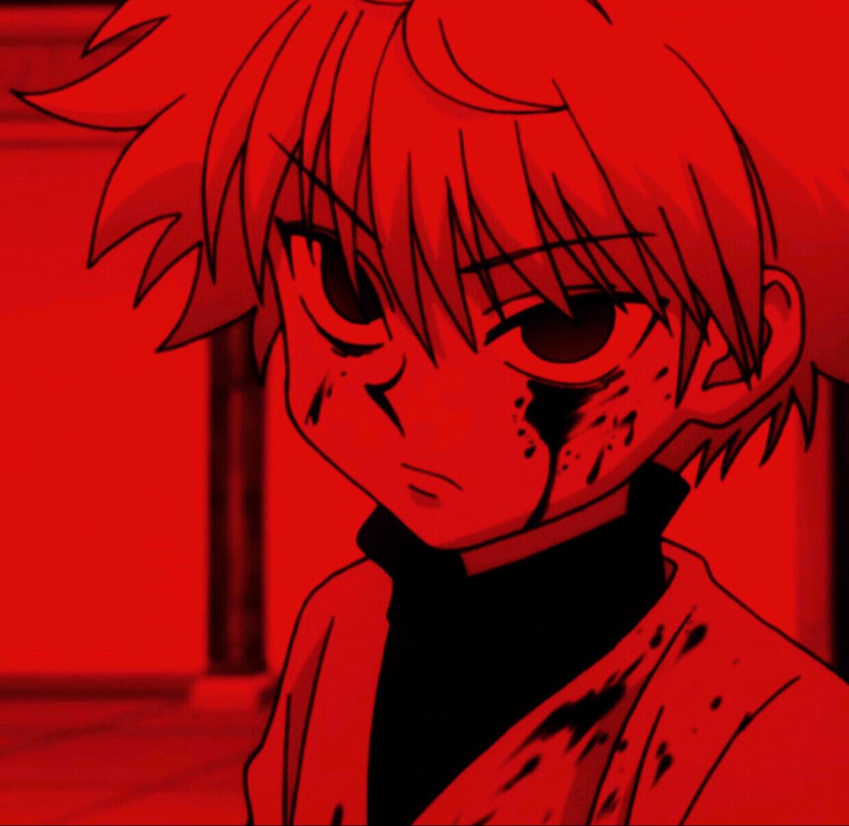 Killua red aesthetic. Red aesthetic grunge, Red aesthetic, Red icons:)