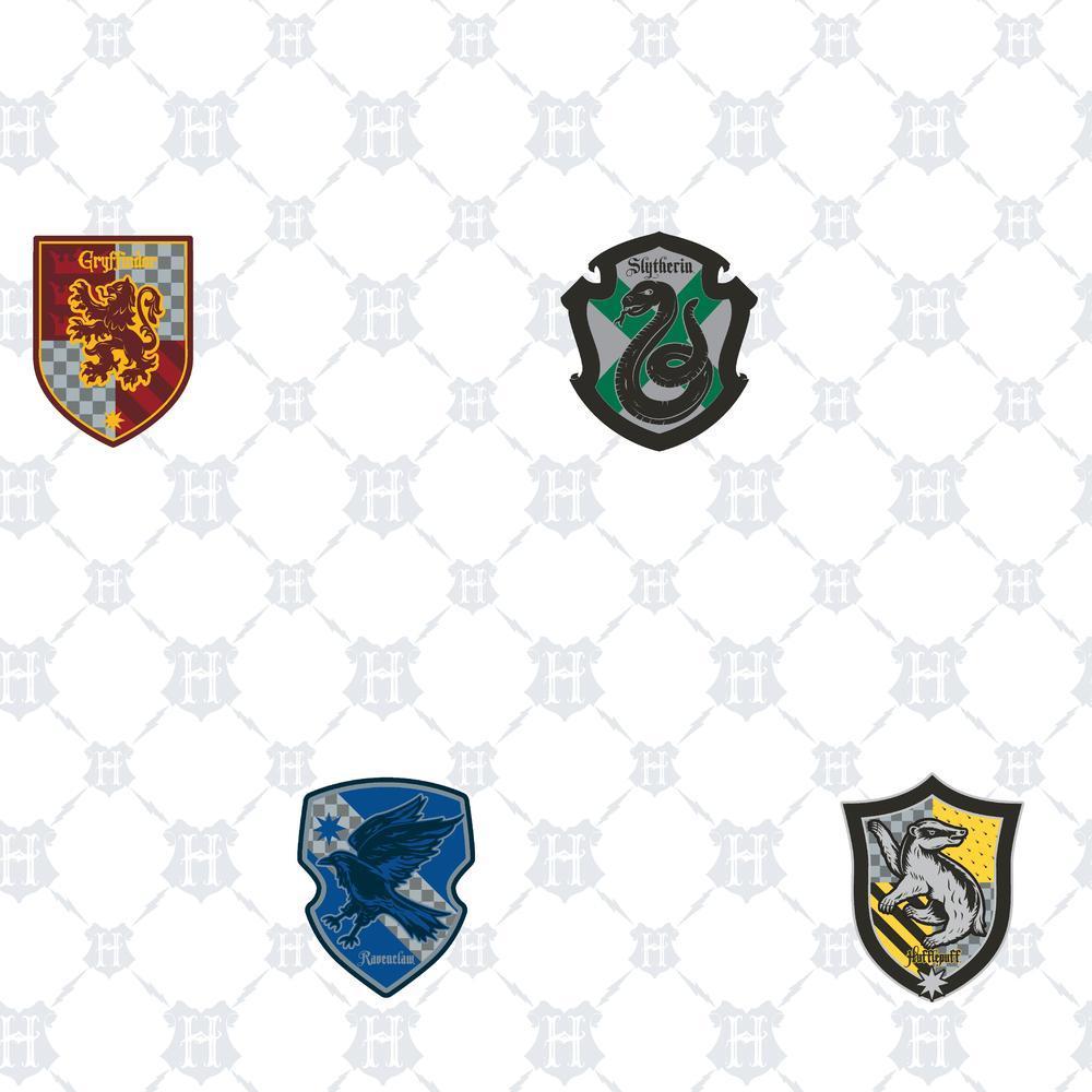Harry Potter House Crests Peel and Stick Wallpaper
