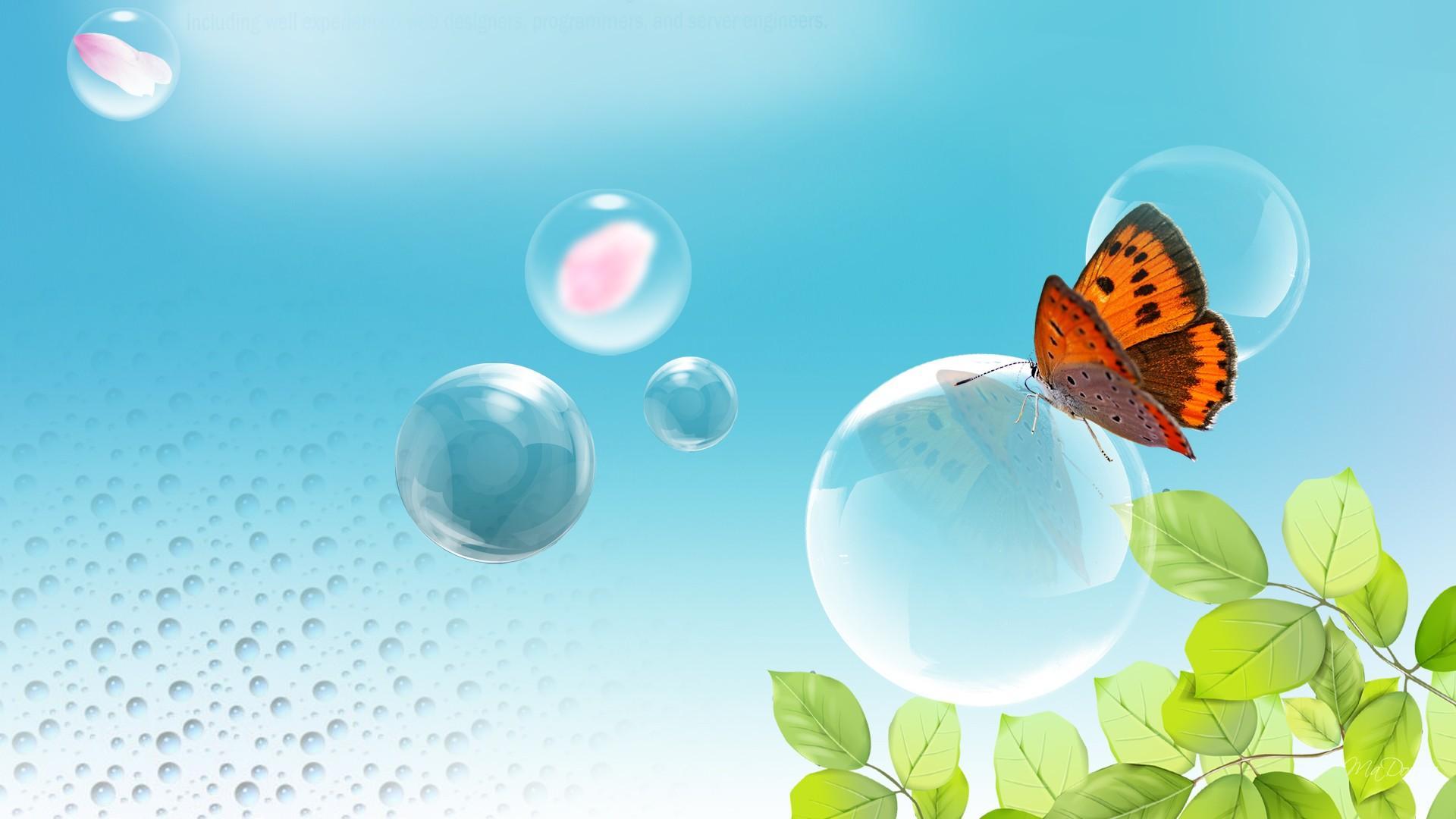 Animated Wallpaper of Butterfly Bubble for Desktop Background in HD Wallpaper. Wallpaper Download. High Resolution Wallpaper