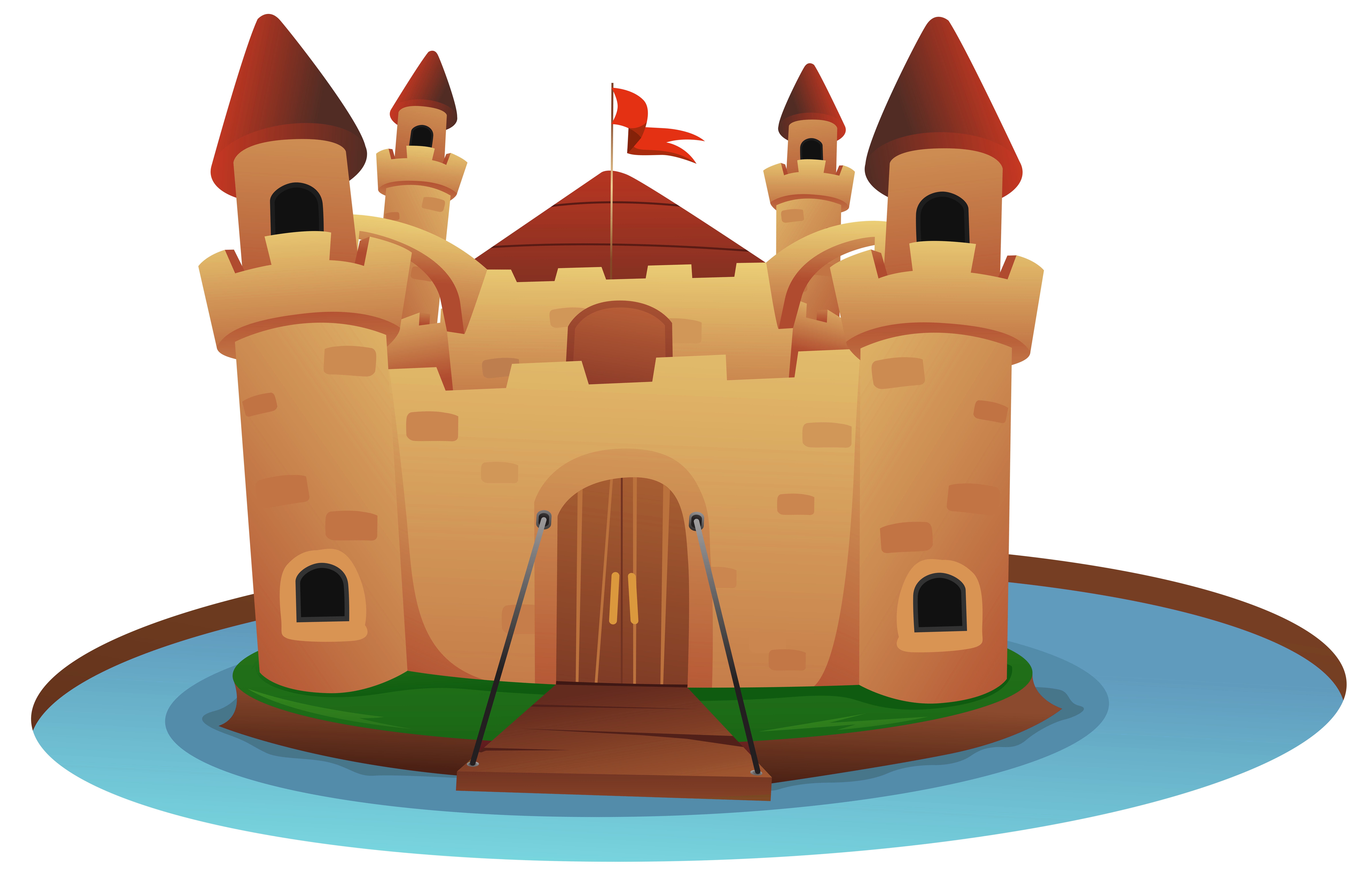 Castle Cartoon PNG Clip Art Image​-Quality Free Image and Transparent PNG Clipart