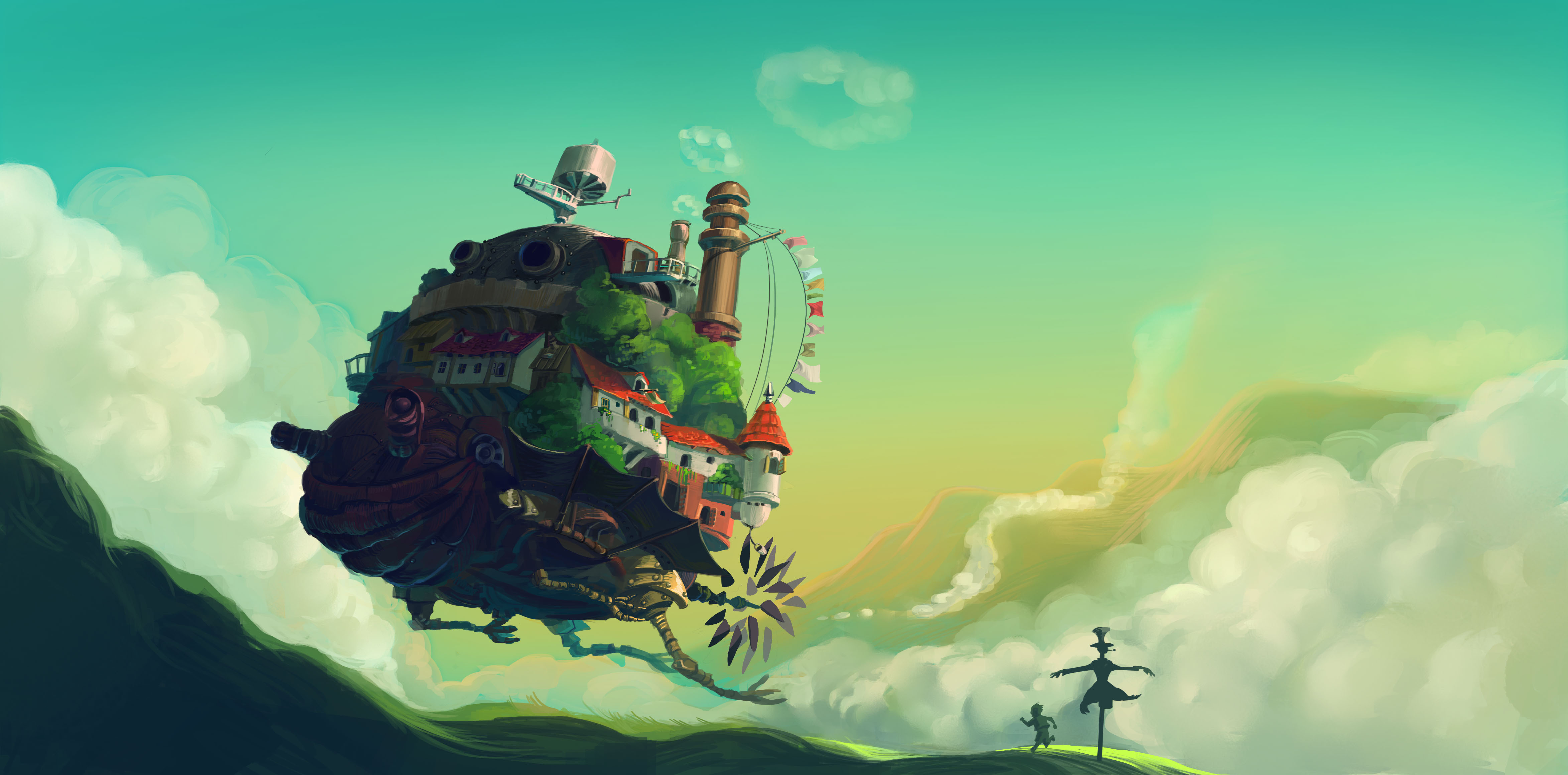 Howl's Moving Castle HD Wallpaper and Background