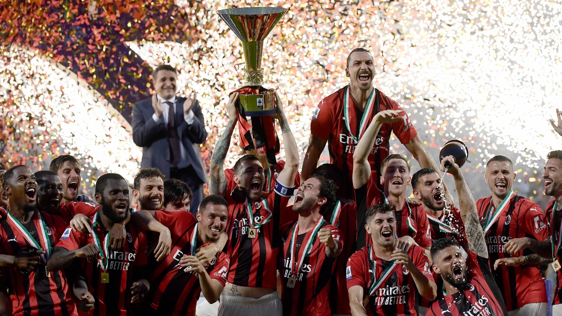 AC Milan Serie A Champions 2022 Wallpapers Wallpaper Cave | atelier ...