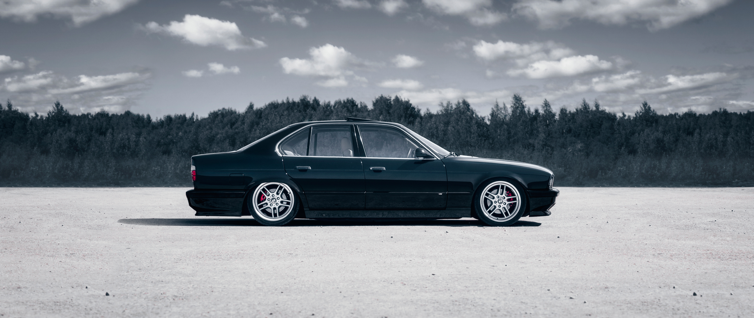 BMW 5 Series E34 5k 2560x1080 Resolution HD 4k Wallpaper, Image, Background, Photo and Picture