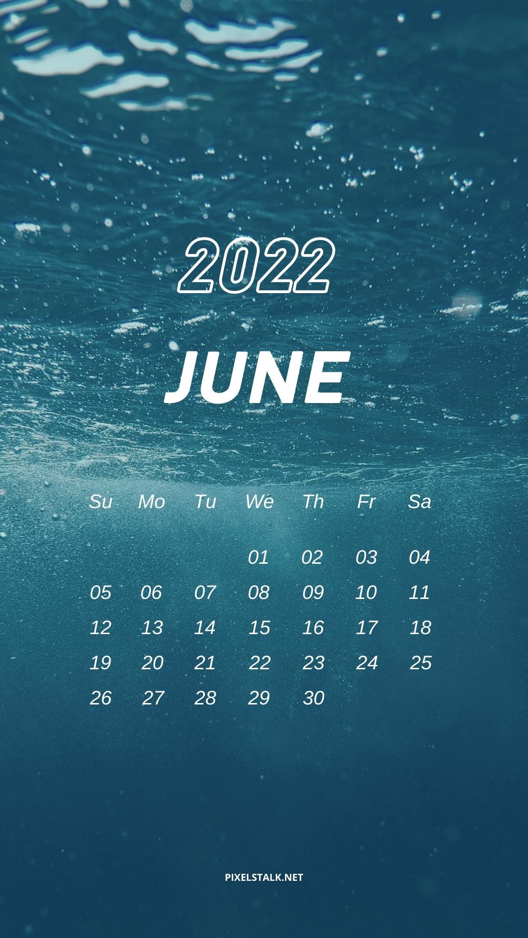 June 2022 Calendar iPhone Wallpapers HD