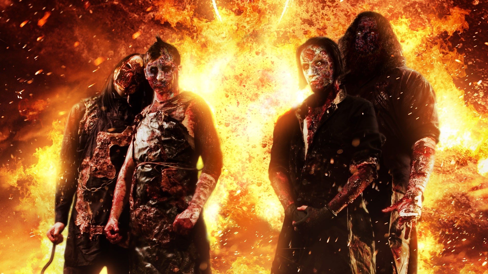 dawn, Fire, Explosion, Ashes Wallpaper HD / Desktop and Mobile Background