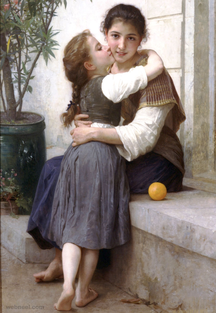 Beautiful and Famous Bouguereau Paintings Adolphe Bouguereau