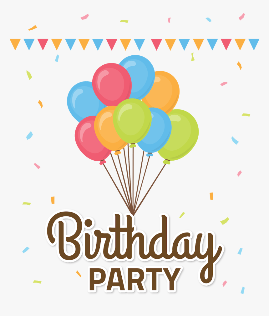 Birthday Party Png Wallpaper Design, Transparent Png
