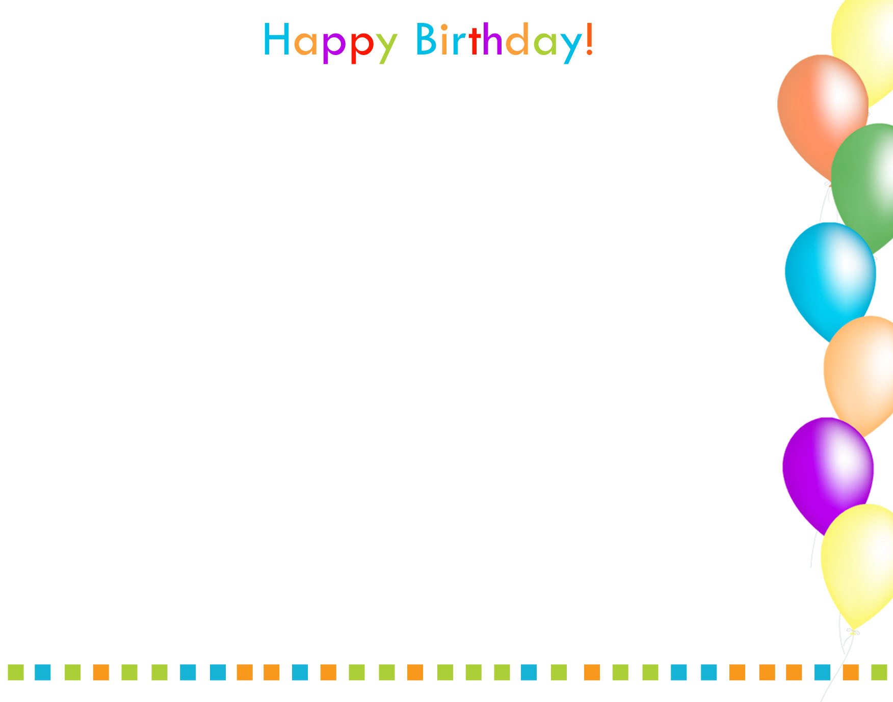 Birthday Party Wallpaper Background