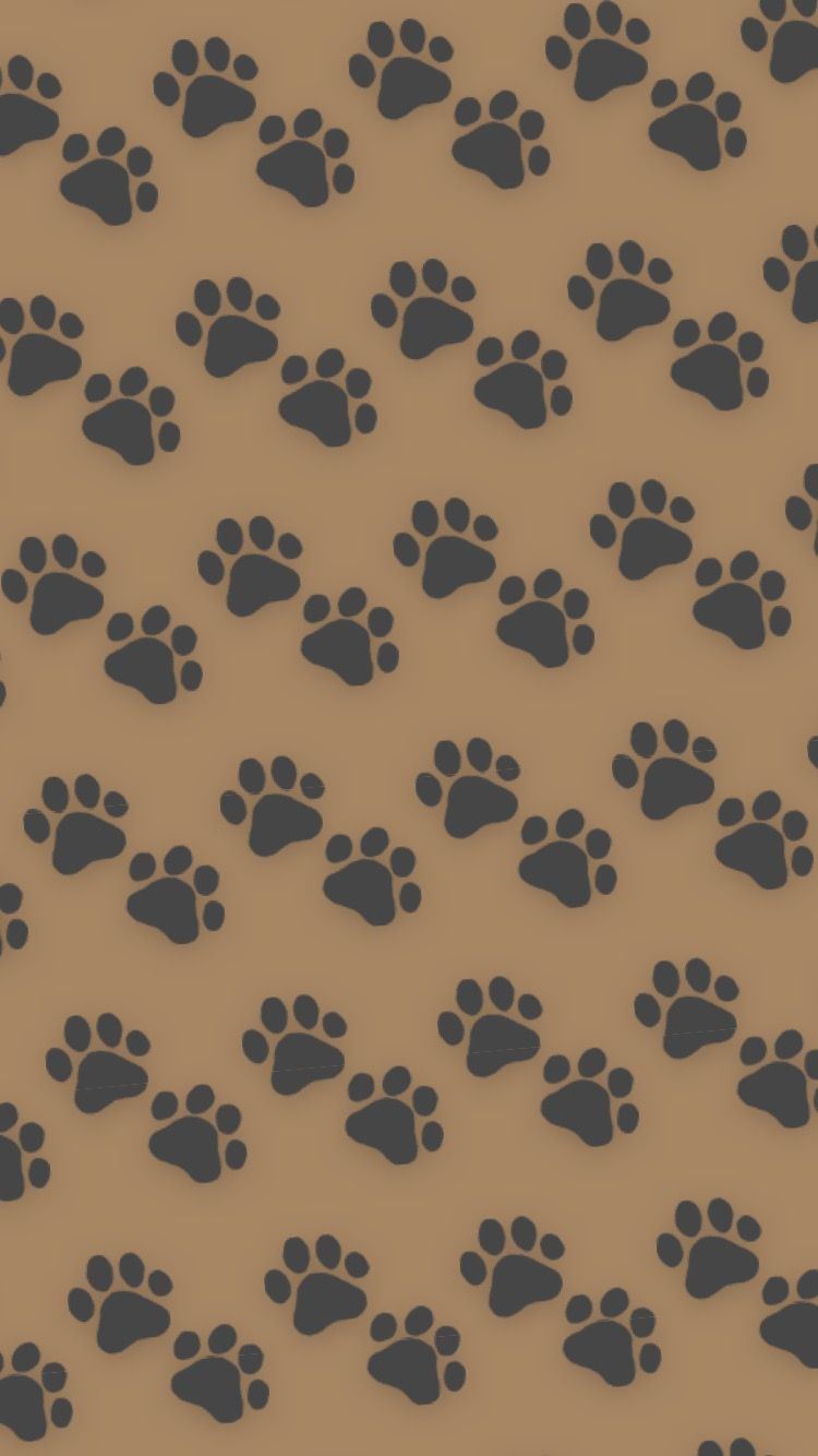 Cute muddy paw prints wallpaper aesthetic. Paw wallpaper, Print wallpaper, Paw print