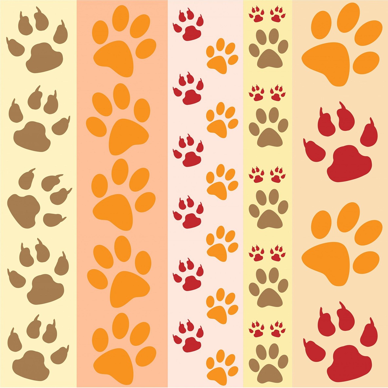 Paw Print Prints Fun