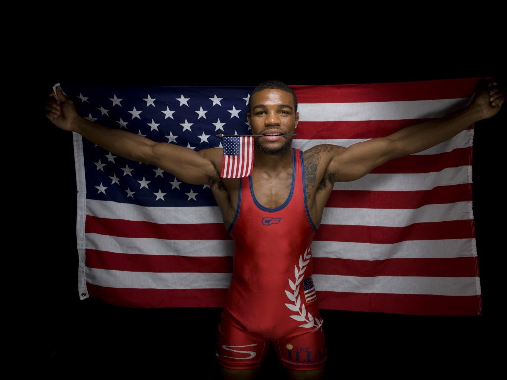 U.S. wrestler Jordan Burroughs captures gold medal with win over Iran's Sadegh Goudarzi Olympics 2012