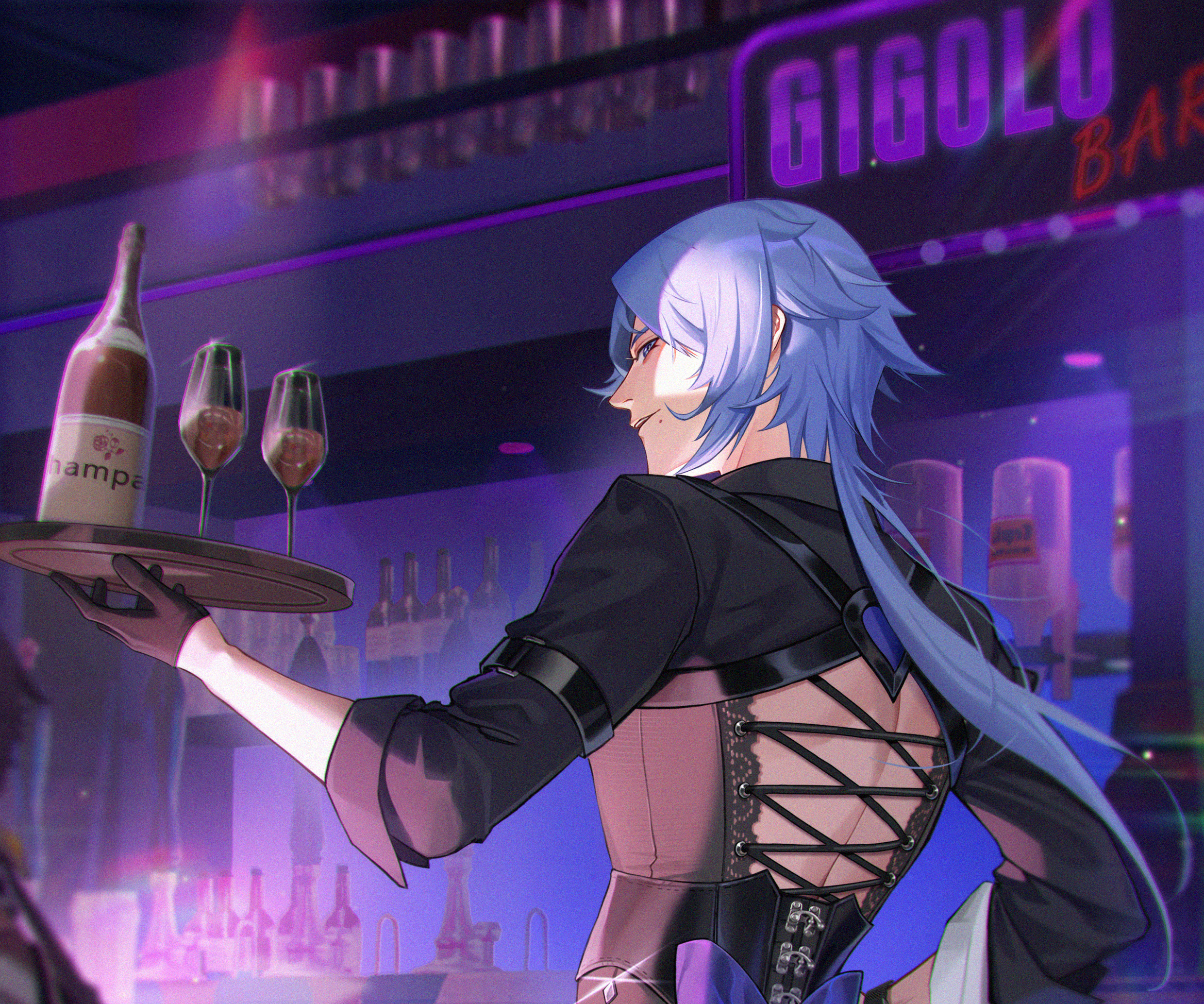 Kamisato Ayato HD Wallpaper and Background