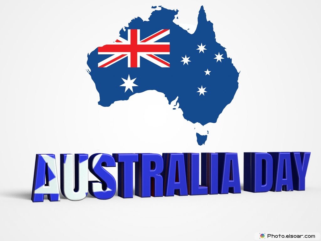 Australia 3D Text In Image & WallPapers