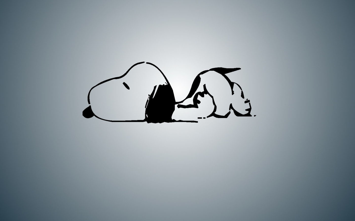 Snoopy Computer Dark Wallpapers Wallpaper Cave