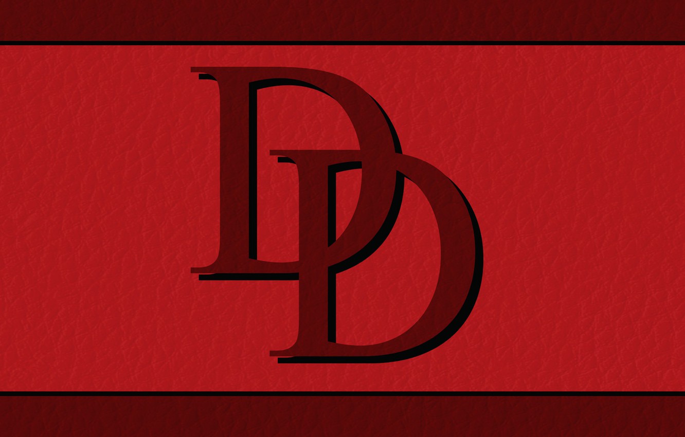Wallpaper red, logo, symbol, Daredevil, Marvel Comics image for desktop, section минимализм