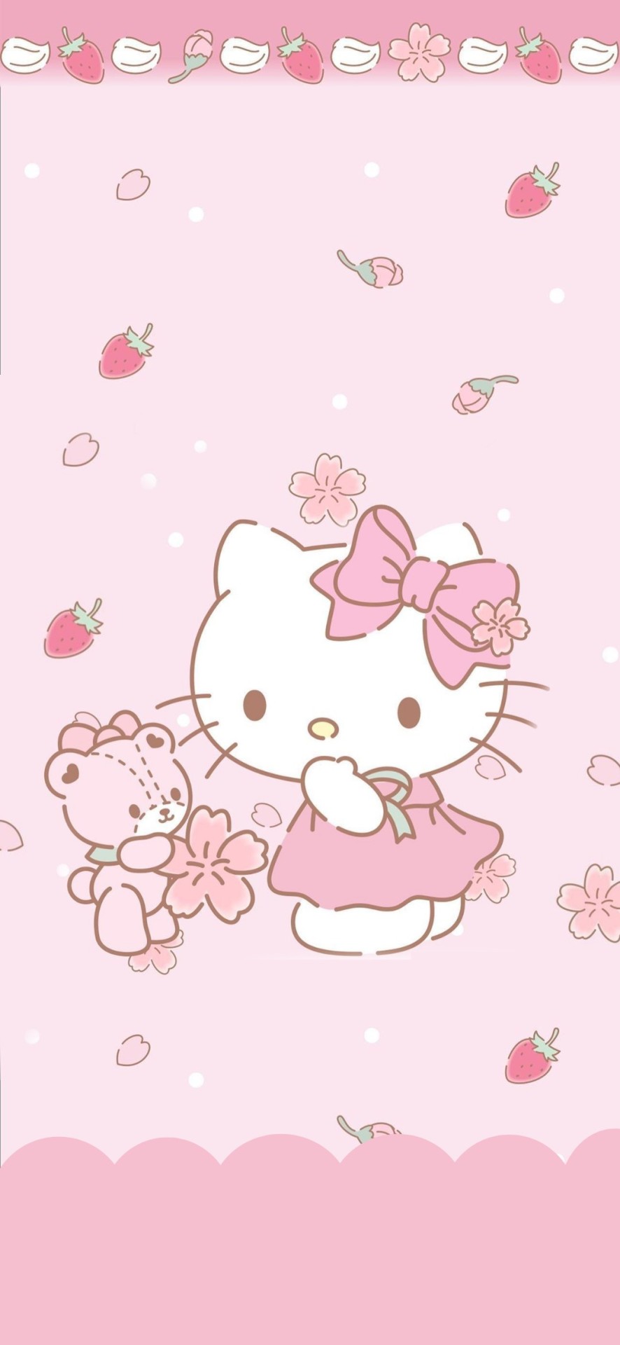 Hello kitty cute hello kitty little melody pastel simple themes HD  phone wallpaper  Peakpx