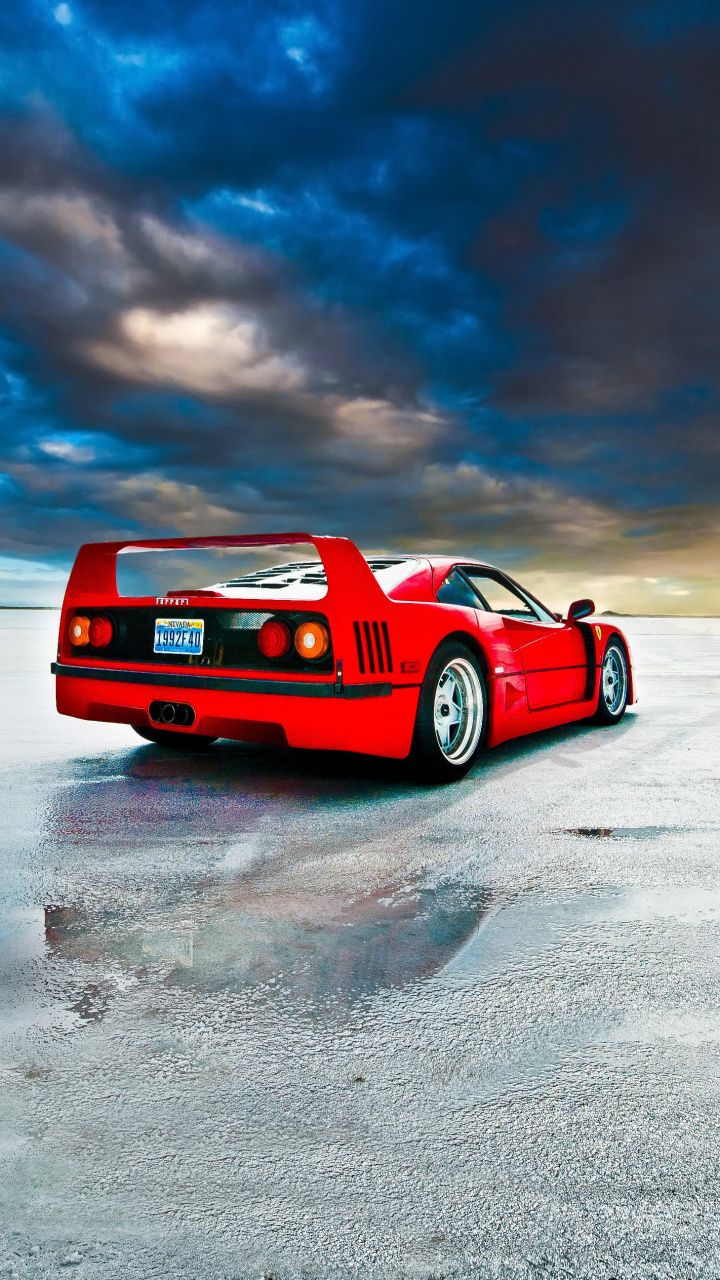 Free download Ferrari F40 rear classic car off road 720x1280 wallpaper [720x1280] for your Desktop, Mobile & Tablet. Explore Ferrari 4K Mobile WallpaperK Mobile Wallpaper, Ferrari Logo Wallpaper