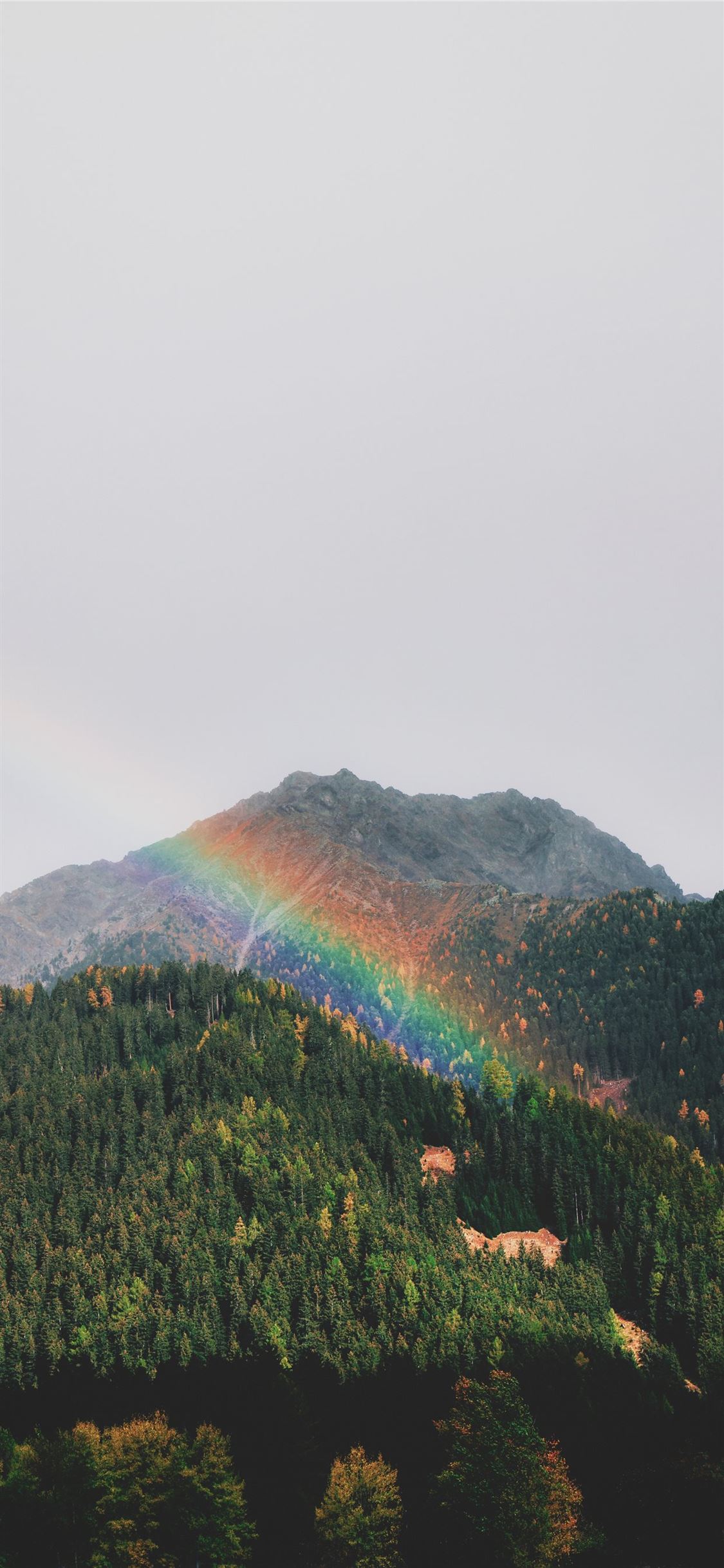 Best Rainbow mountains iPhone X HD Wallpaper