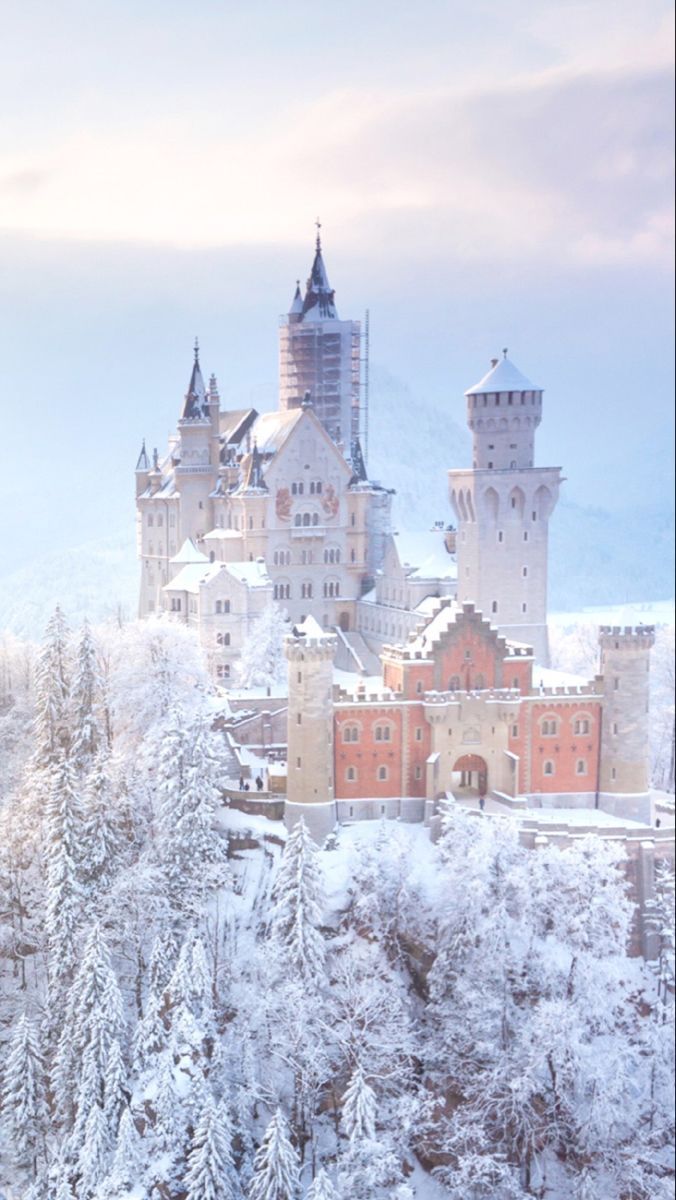 Winter Magic at Ice Castles. Castle aesthetic, Snowing aesthetic wallpaper, Castle
