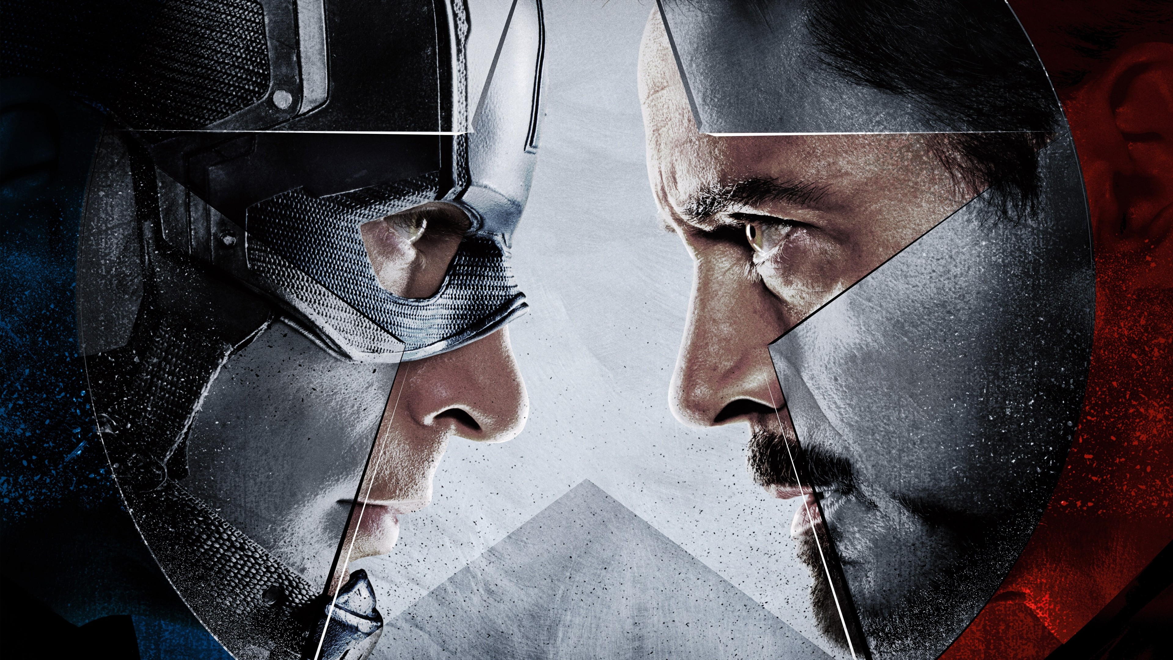 Wallpaper / Captain America 3: civil war, Iron Man, Marvel, best movies of 2016