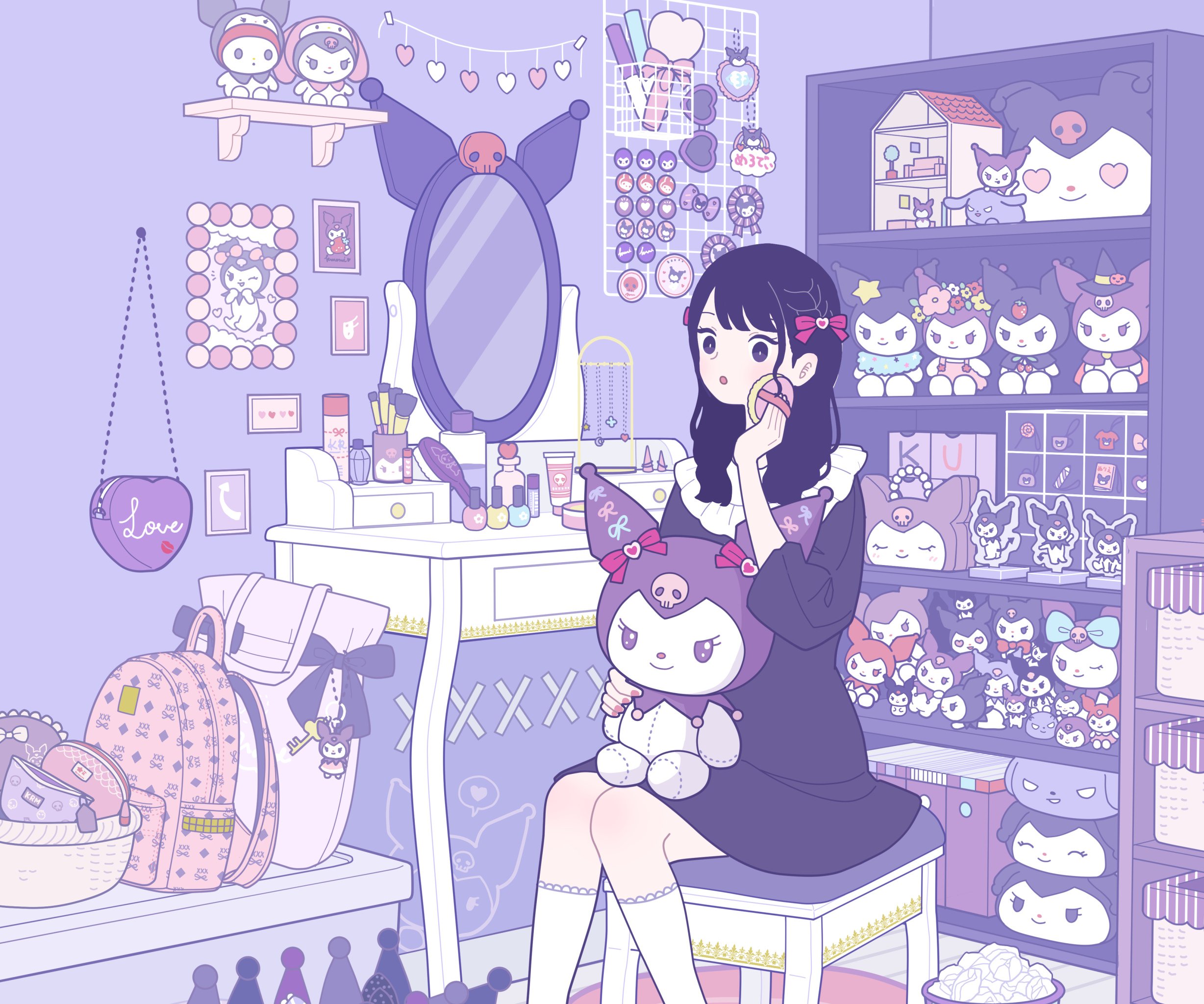 Kuromi (Onegai My Melody) HD Wallpaper and Background