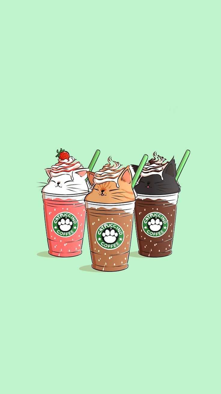Kawaii Starbucks Wallpaper