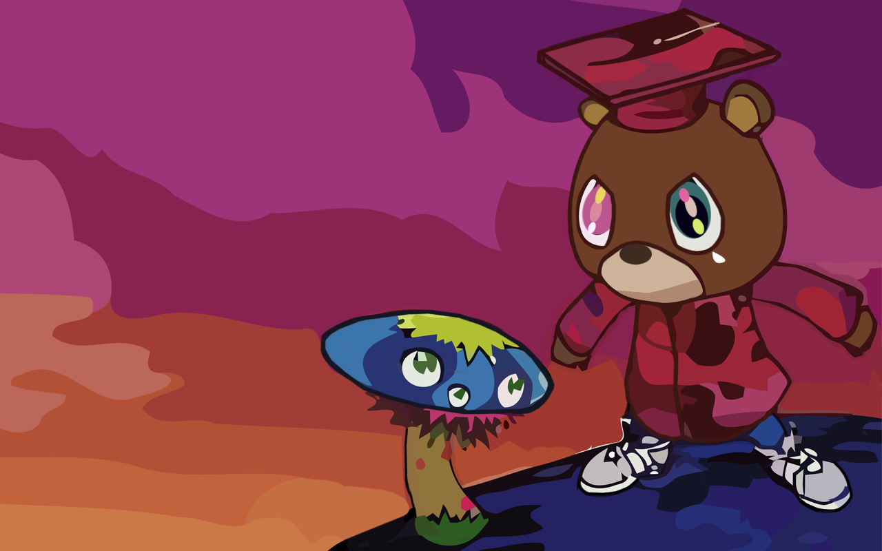 Free download Kanye West Graduation Wallpaper [1280x800] for your Desktop, Mobile & Tablet. Explore Kanye West Bear Wallpaper. Kanye West HD Wallpaper Power, Kanye West Wallpaper, Bear iPhone Wallpaper