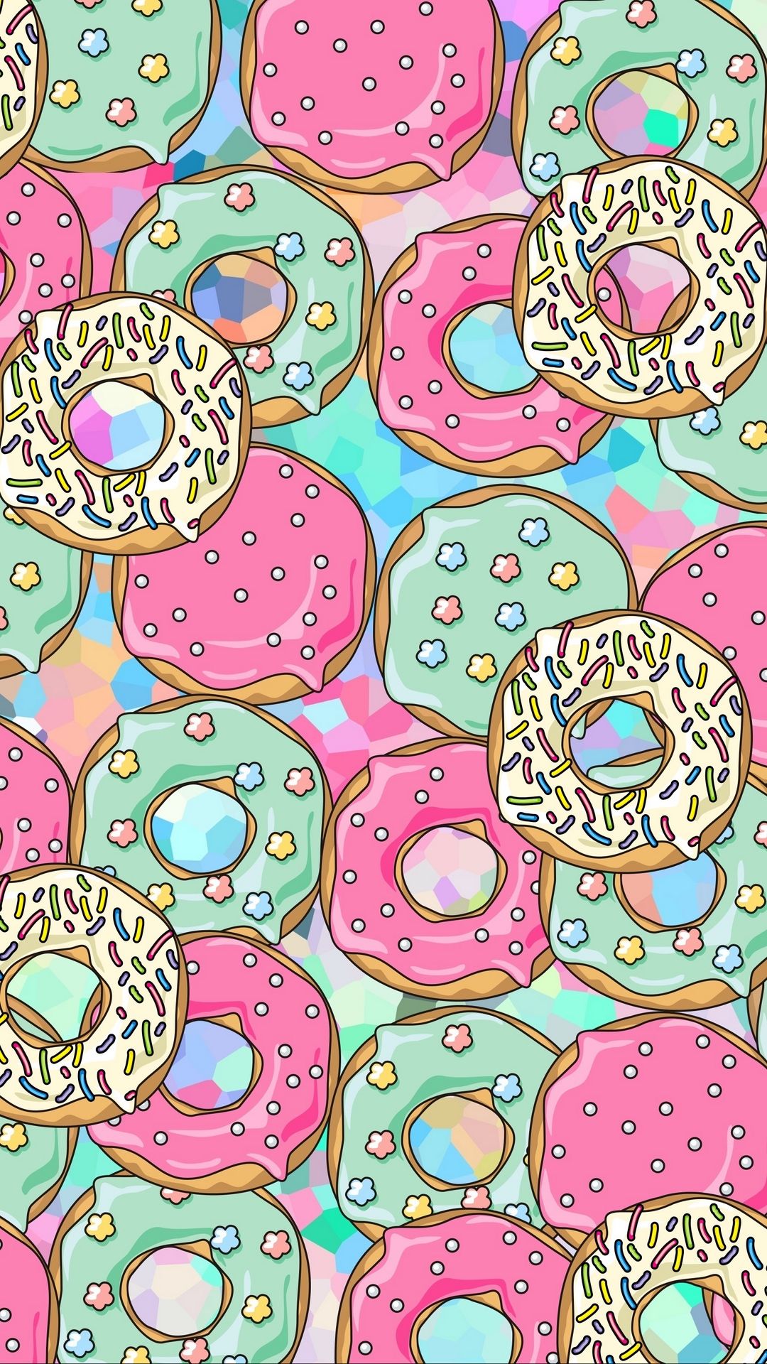 Green Donuts Wallpapers Wallpaper Cave