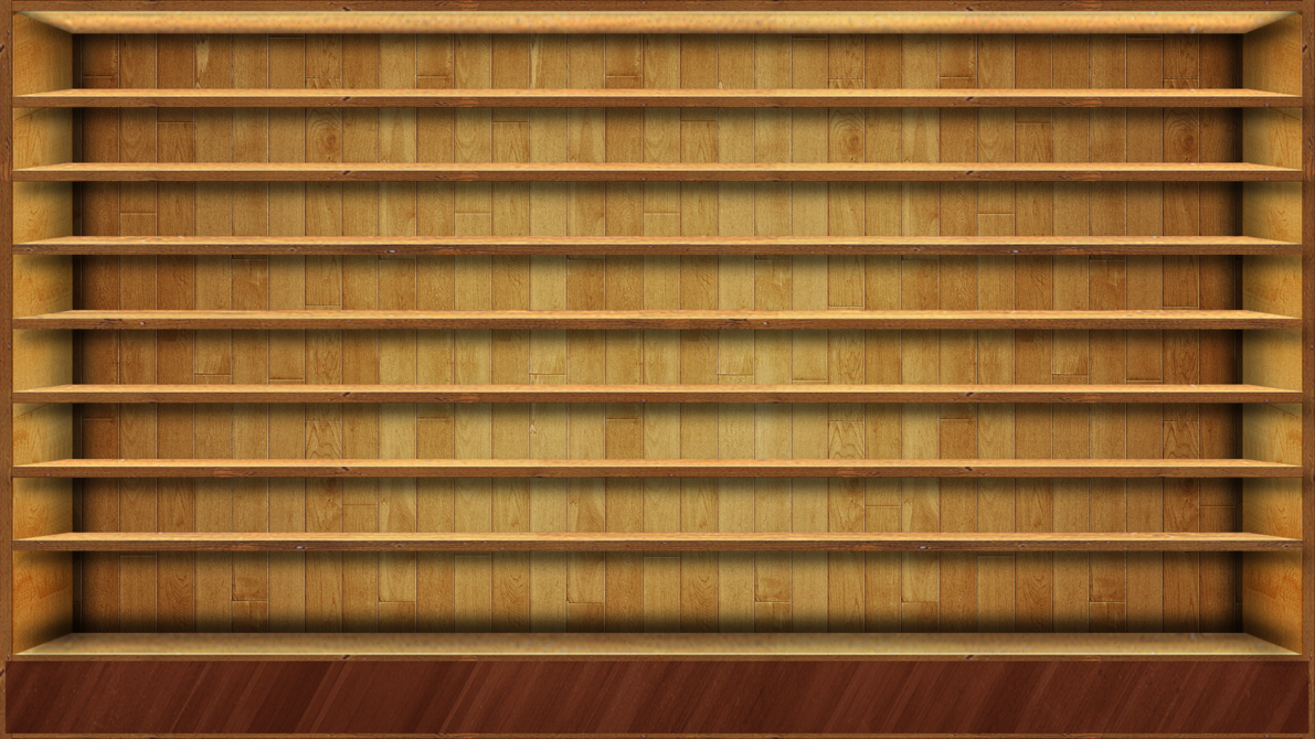 Desktop Icon Shelf Wallpaper