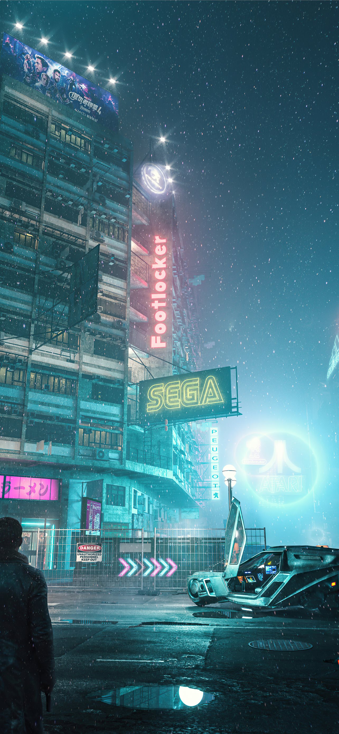 Blade Runner 2049 Tokyo Cyberpunk 4k Sony Xperia X. iPhone Wallpaper Free Download