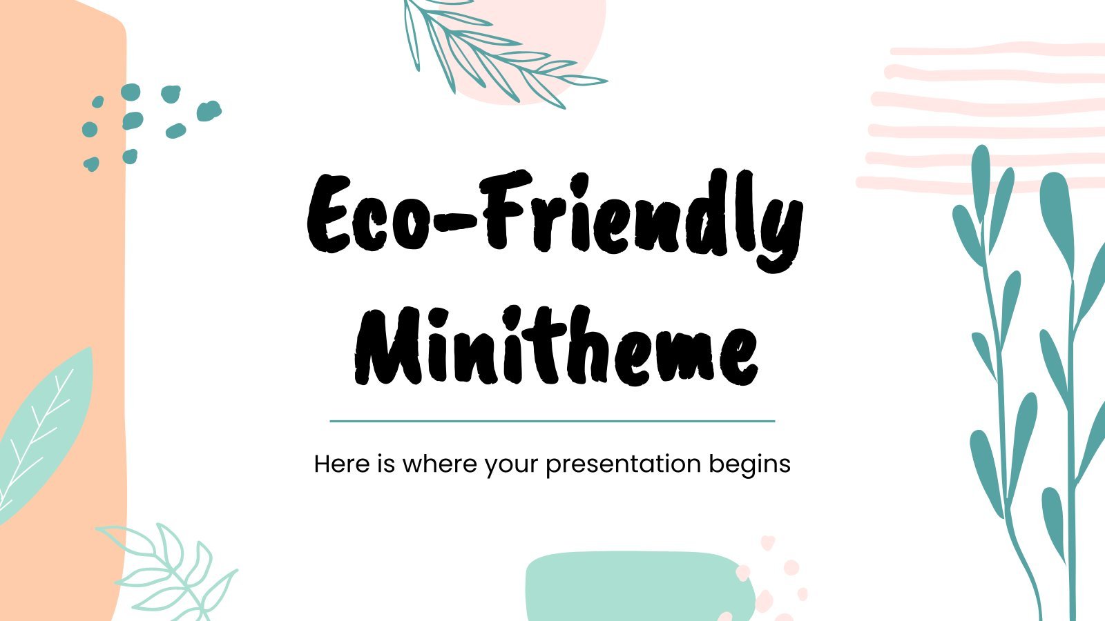 Eco Friendly Minitheme. Google Slides & PowerPoint
