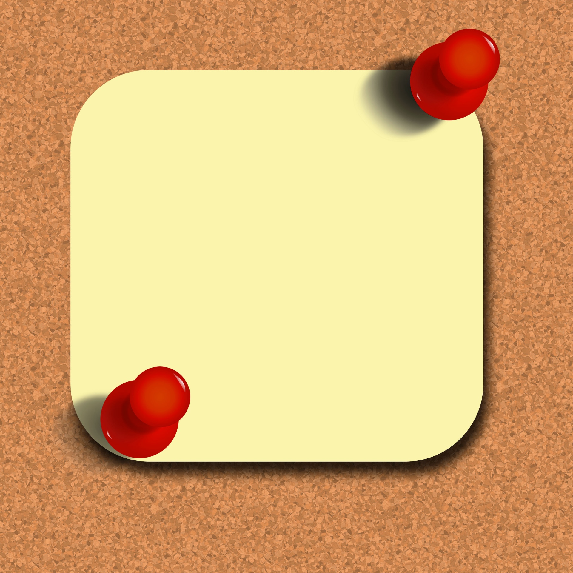 Corkboard, cork, note, letter, paper