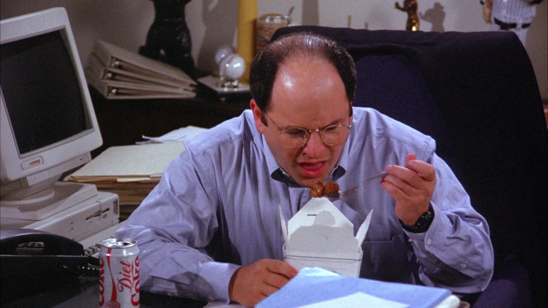 Diet Coke Enjoyed By Jason Alexander As George Costanza In Seinfeld Season 6 Episode 19 The Jimmy (1995)