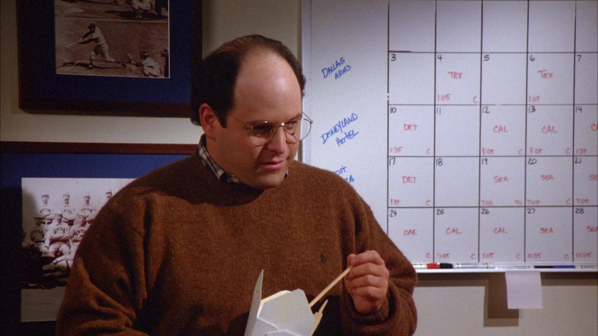 Ralph Lauren Knit Sweater For Men Worn By Jason Alexander As George Costanza In Seinfeld Season 6 Episode 9 The Secretary (1994)
