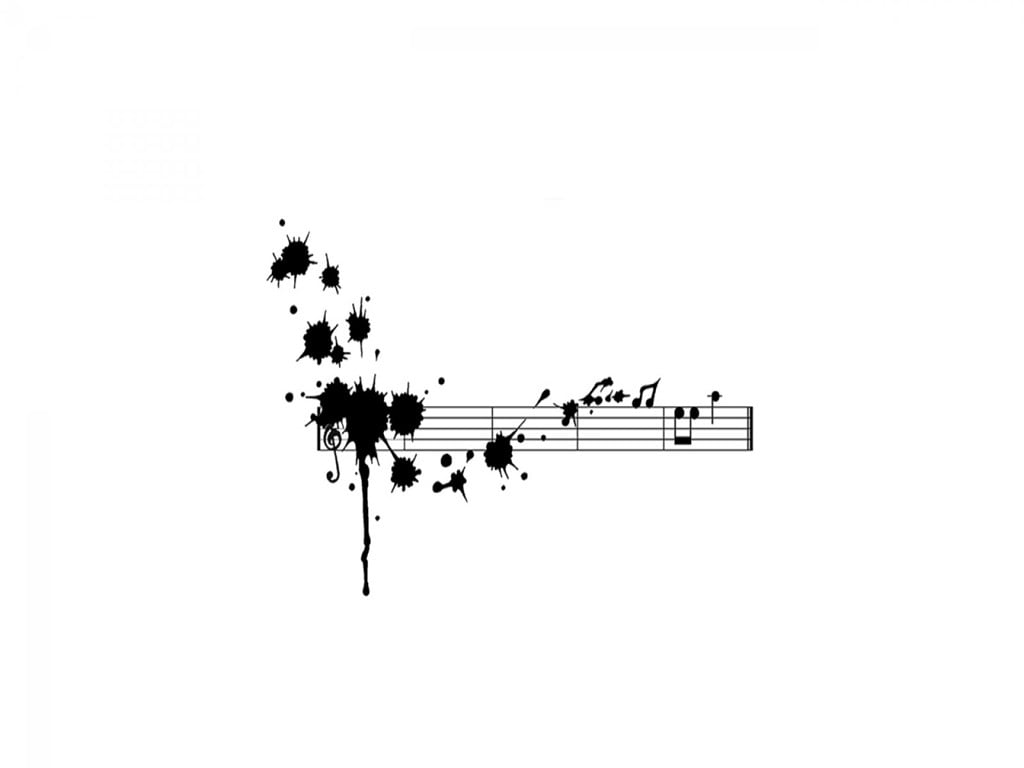 Black and White Music Wallpaper Free Black and White Music Background