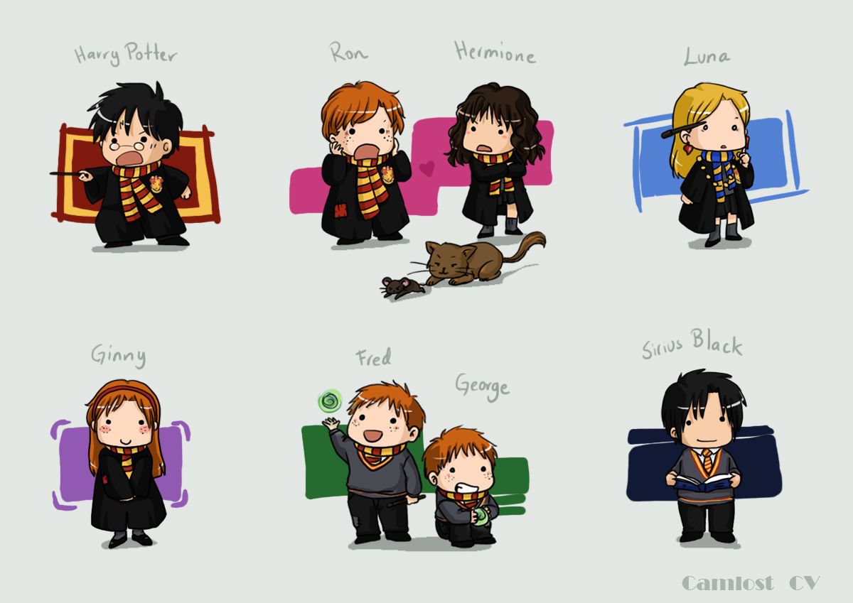 Chibi Harry potter. Harry potter cartoon, Harry potter films, Harry potter cast