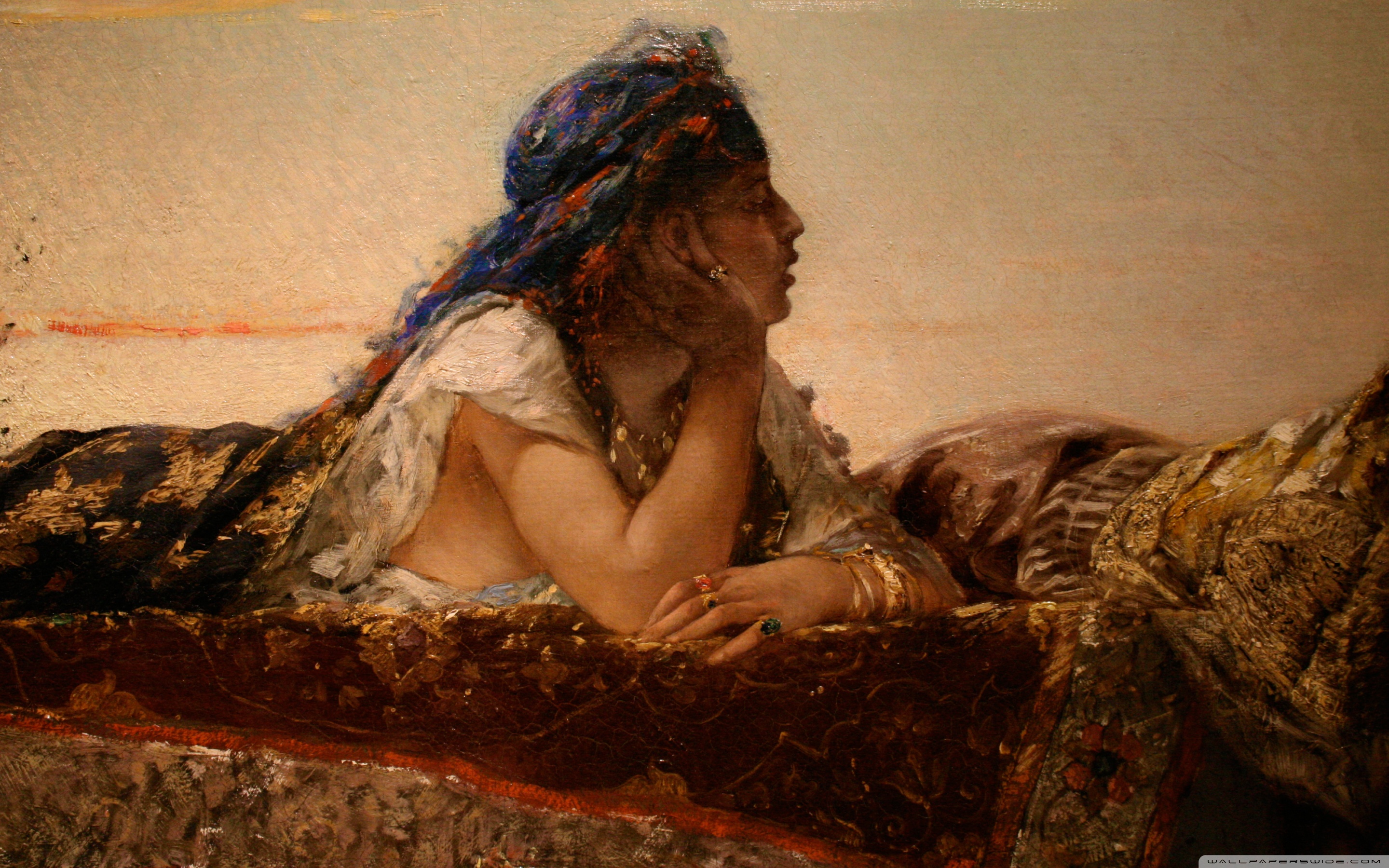 Woman Painting Montreal Museum Of Fine Arts Ultra HD Desktop Background Wallpaper for 4K UHD TV, Widescreen & UltraWide Desktop & Laptop, Tablet