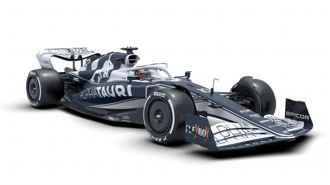 AlphaTauri releases first image of new AT03 F1 car