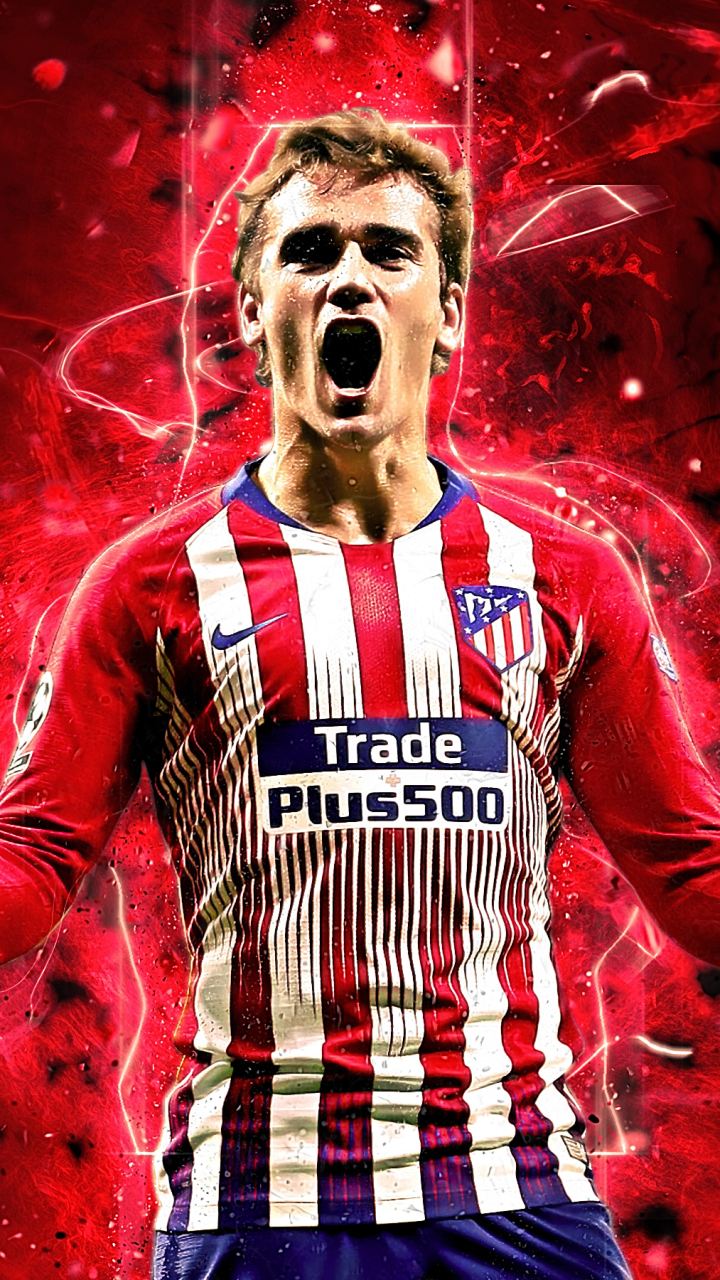Antoine Griezmann Sports Phone Wallpaper
