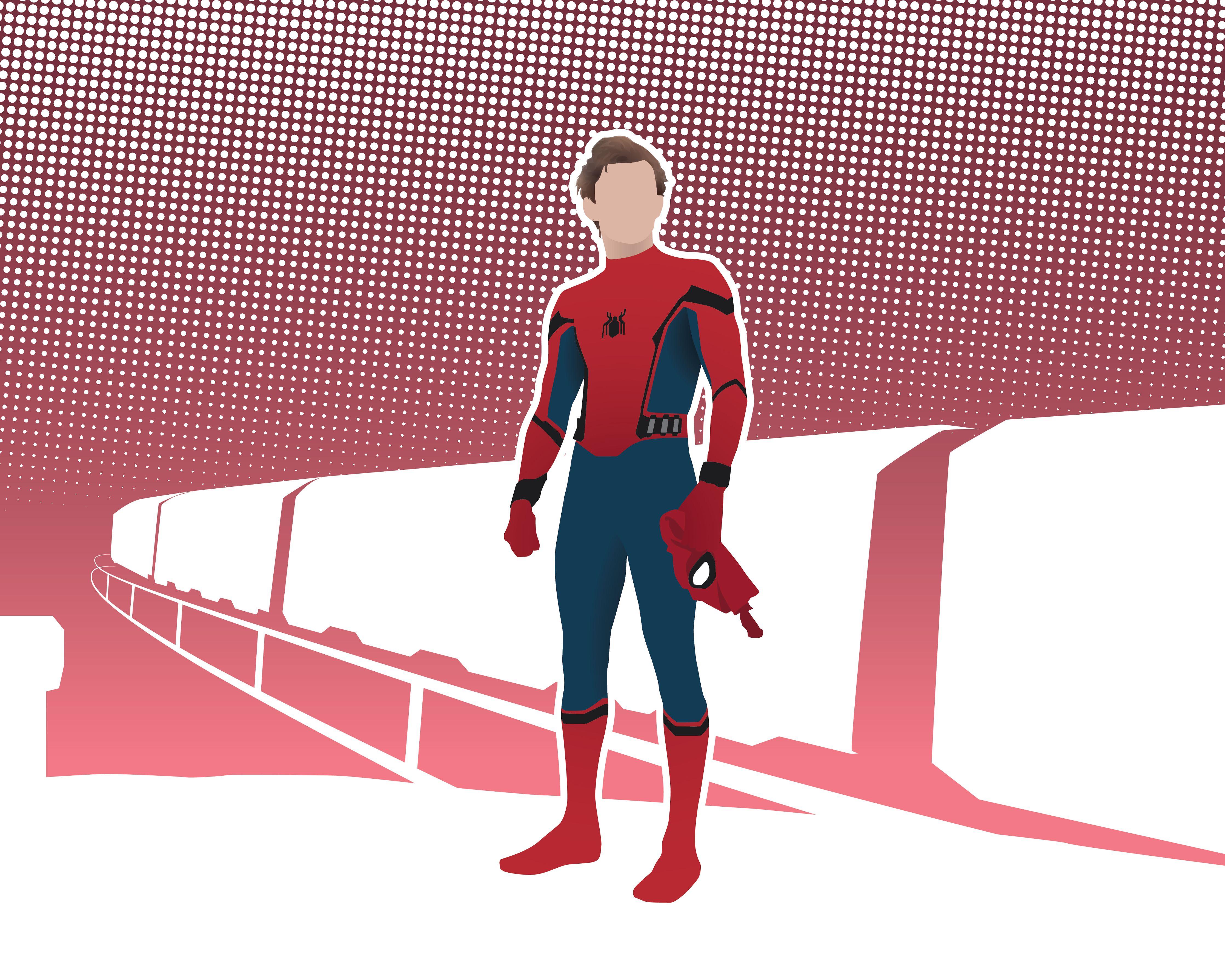 Spider Man Vector Art I Made Based Off Of Homecoming