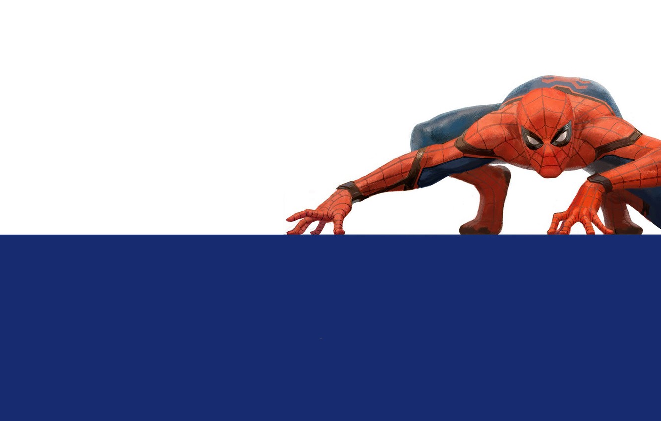 Wallpaper Wallpaper, Paint, Vector, Spider Man Image For Desktop, Section фильмы