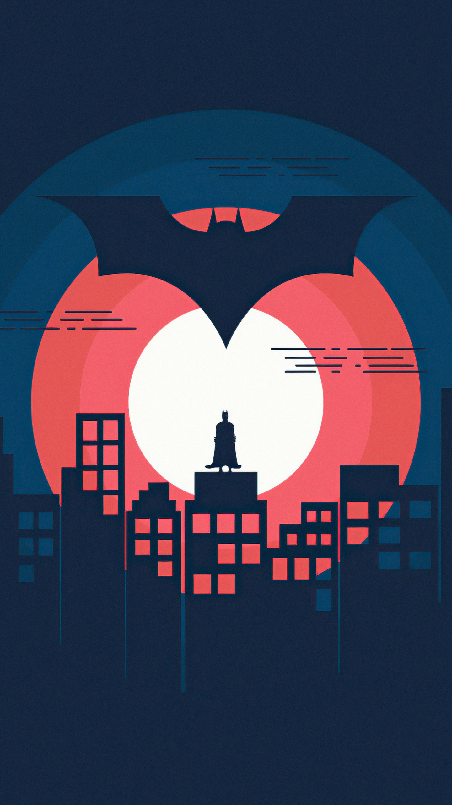 Batman Wallpaper 4K, Dark, Illustration