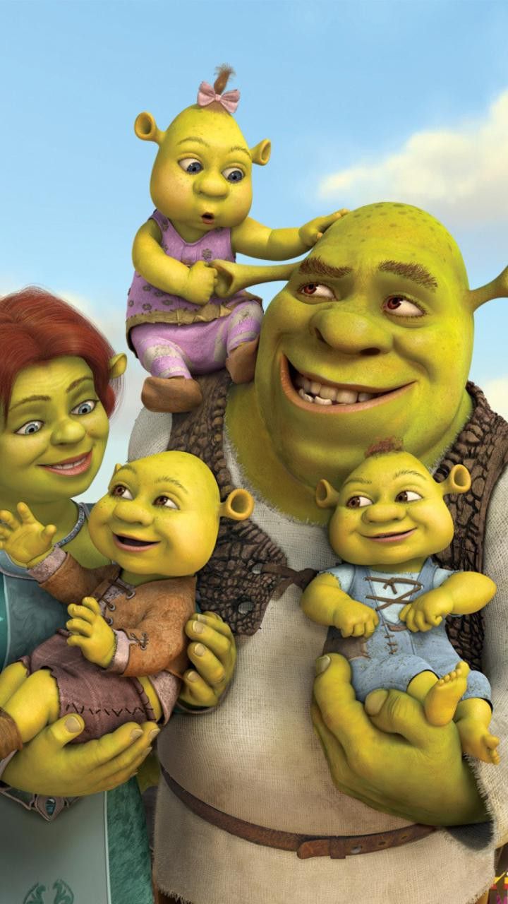 Shrek and family