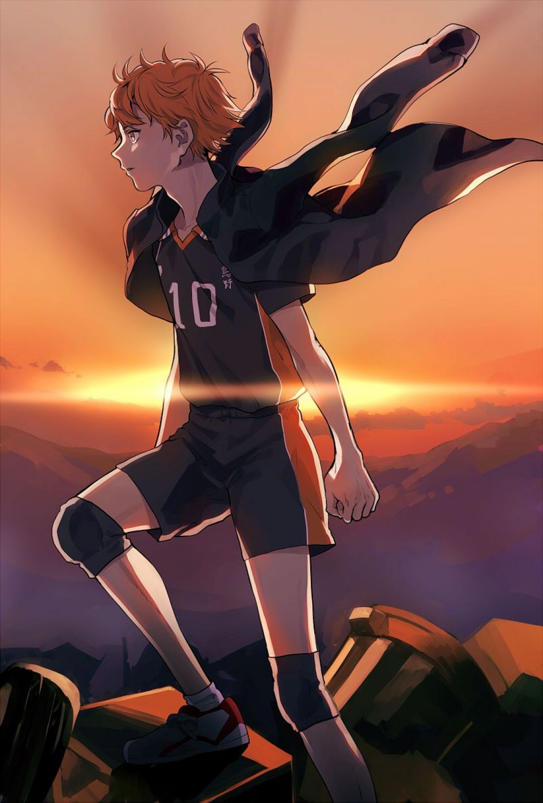 Anime, Kurosu Juu, Haikyuu, Hinata Shouyou, Knee Pads / iPhone HD Wallpaper Background Download (png / jpg)